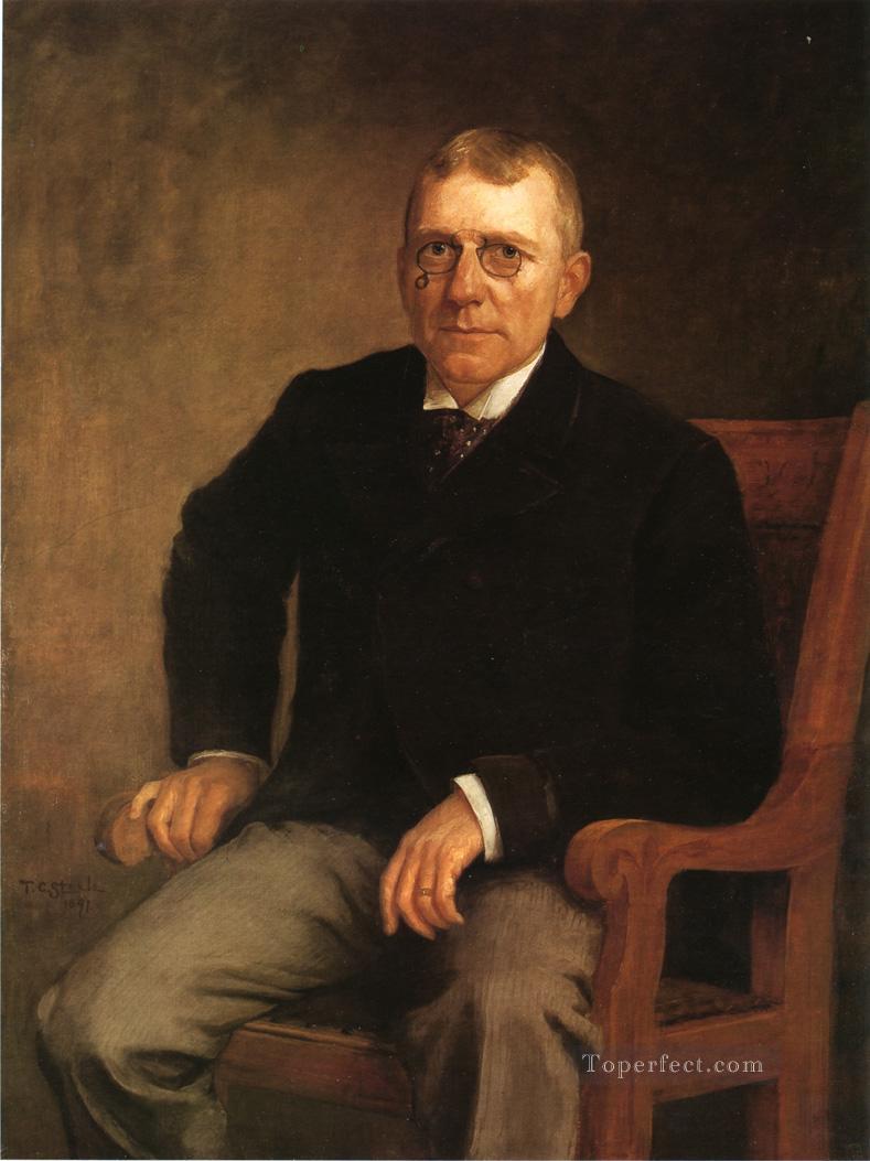 Portrait of James Whitcomb Riley Theodore Clement Steele Oil Paintings